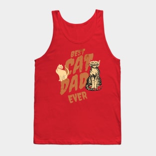 BEST CAT DAD EVER Tank Top